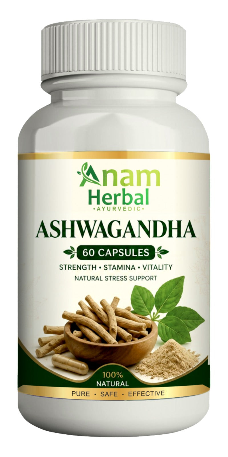 ASHWAGANDHA STRENGTH STAMINA VITALITY