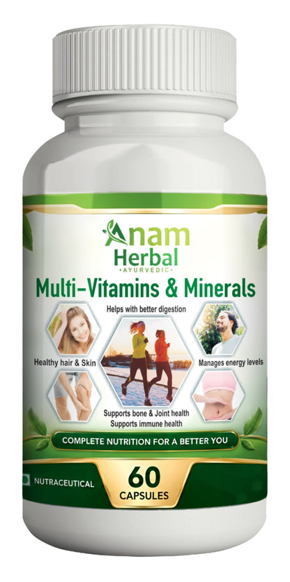 Multi-Vitamins & Mineral Helps with better digestion