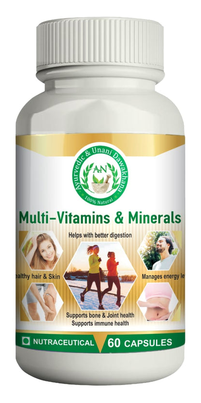 Multi-Vitamins & Mineral Helps with better digestion