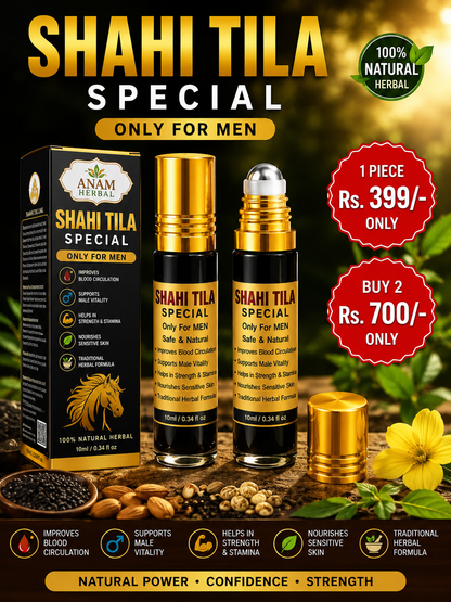 Shahi Tila Special – Herbal Massage Oil for Men